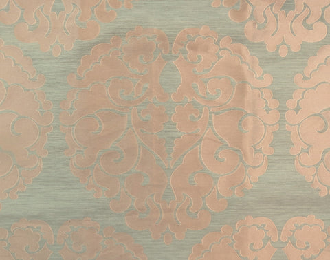 Buckingham Duck Egg Brocade Upholstery Fabric - Soft Options upholstery trim