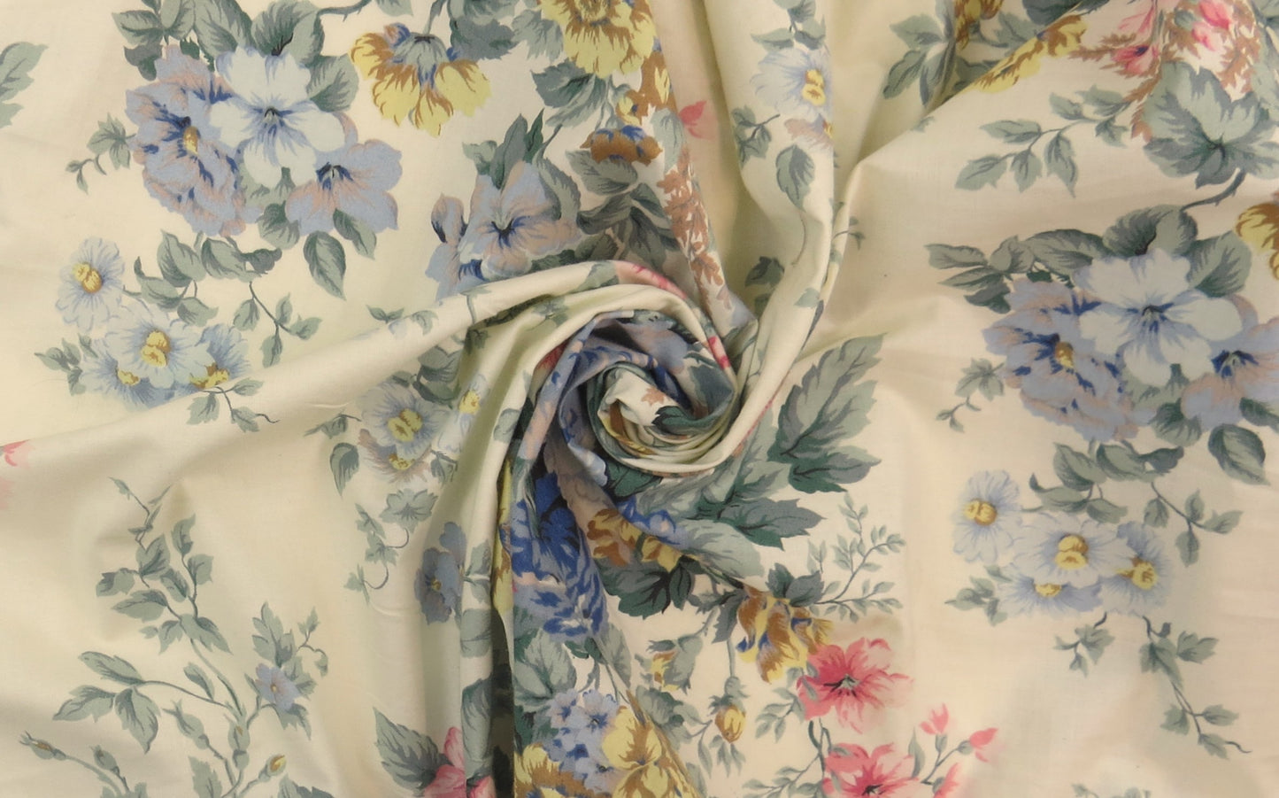 Victoria Posey Print Cotton Upholstery Fabric