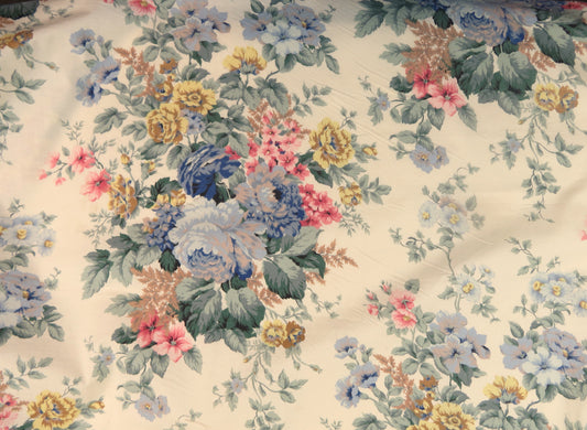Victoria Posey Print Cotton Upholstery Fabric - Soft Options upholstery trim