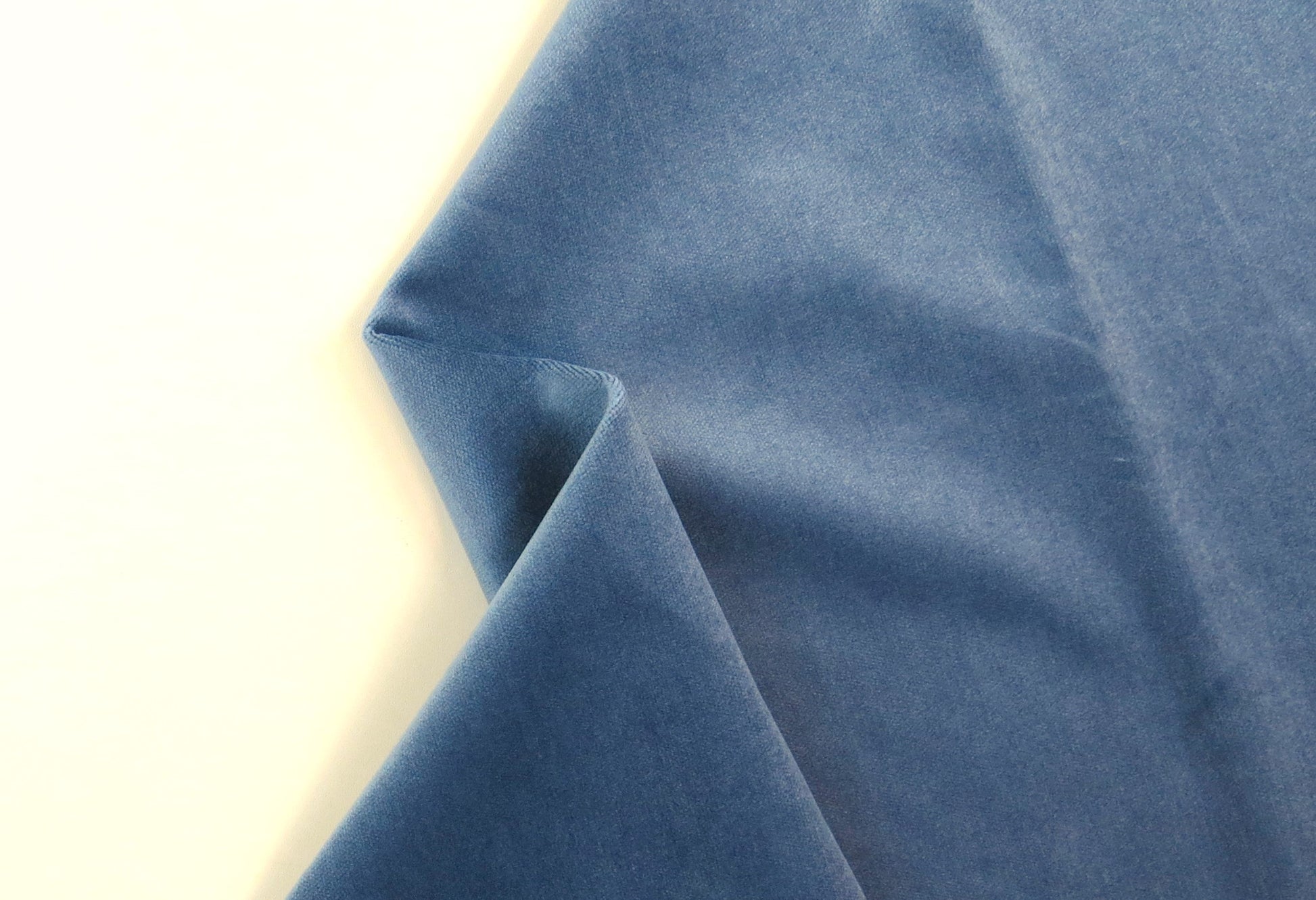 Anglesea Light Blue Velvet Upholstery Fabric