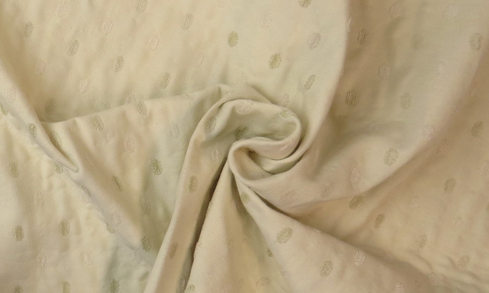 Gradius Sage Cream Brocade Upholstery Fabric