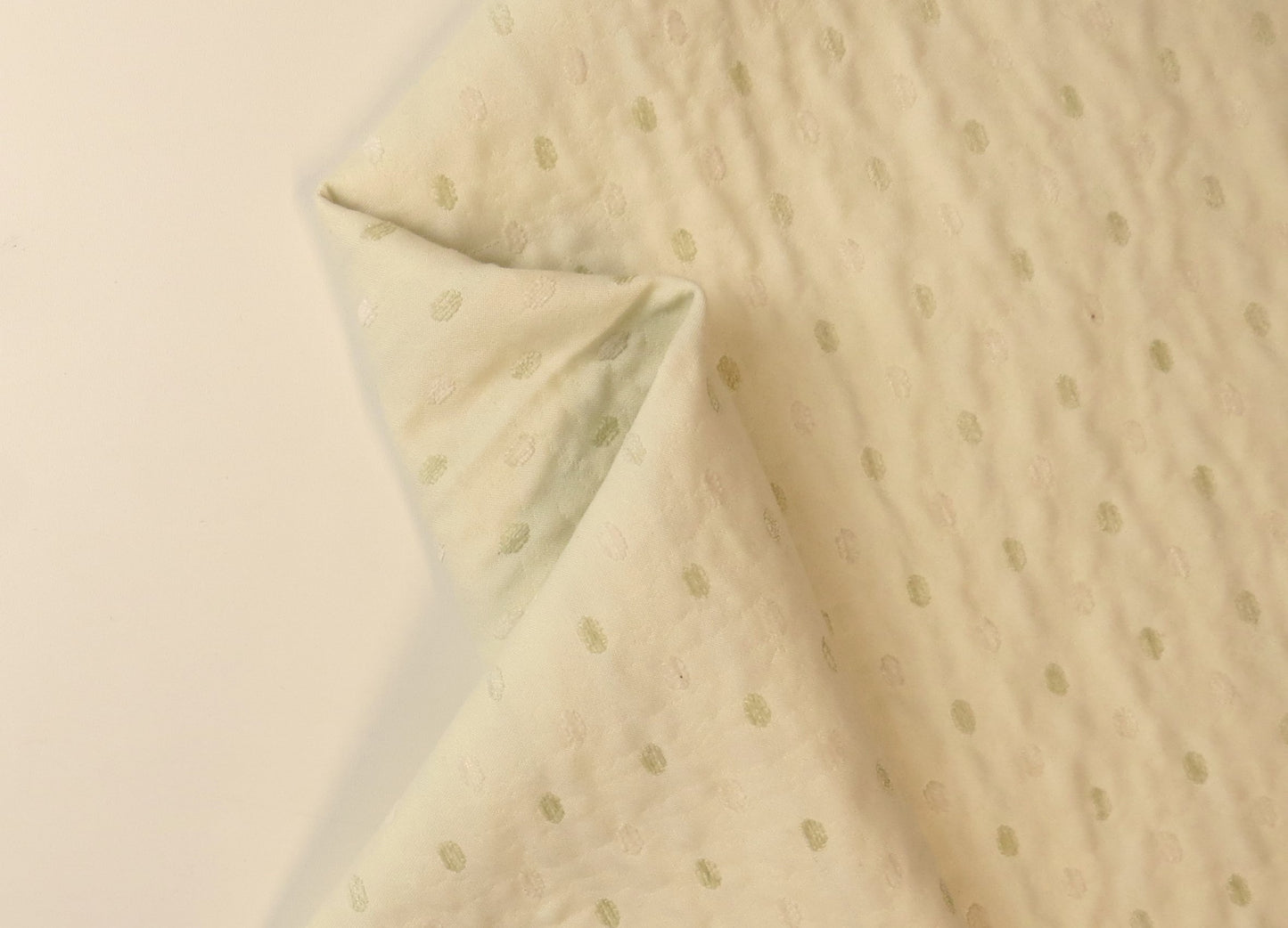 Gradius Sage Cream Brocade Upholstery Fabric