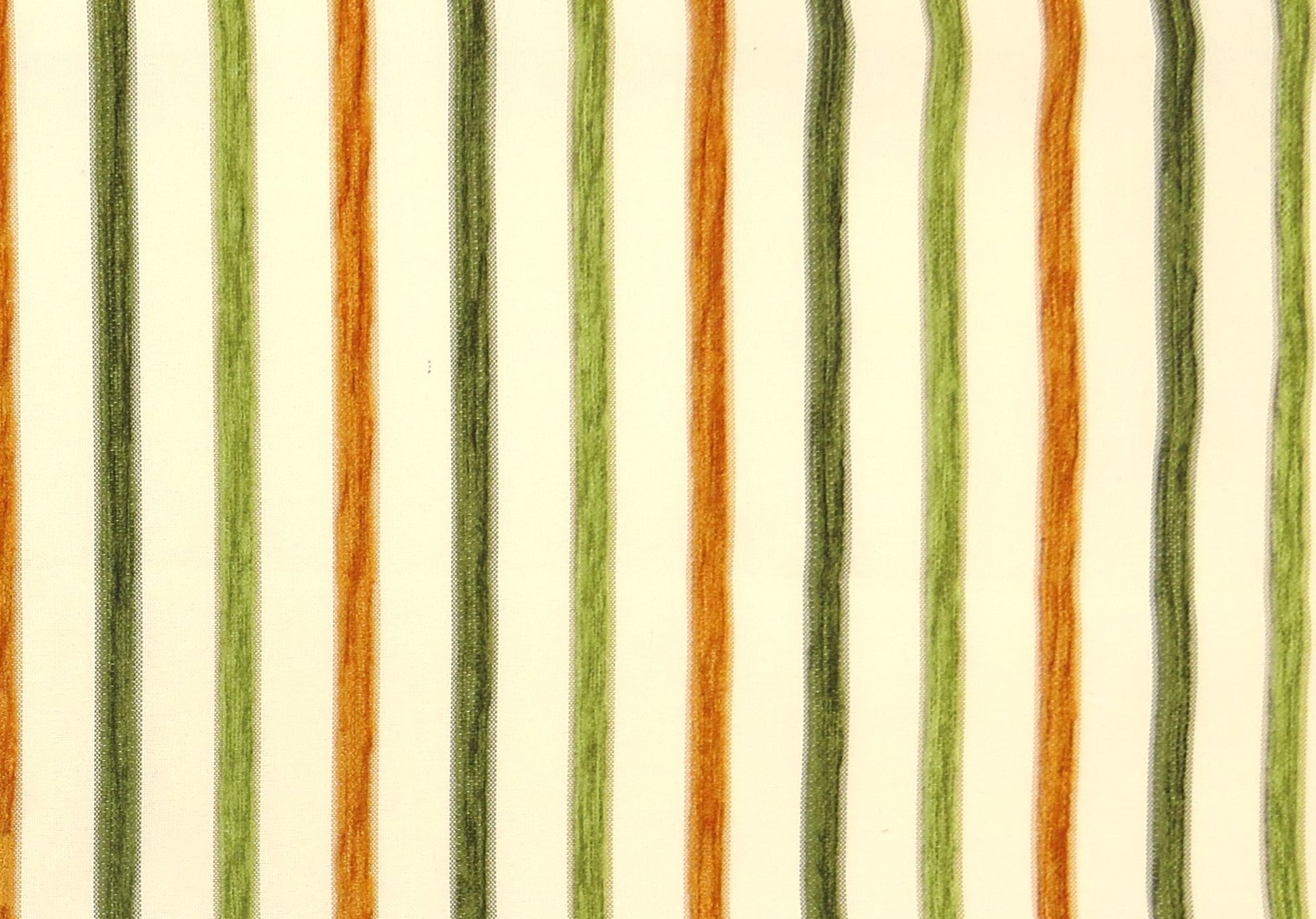 Sophie Stripe Greens Chenille Upholstery Fabric - Double Width