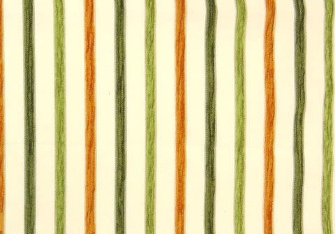 Sophie Stripe Greens Chenille Upholstery Fabric - Double Width - Soft Options upholstery trim