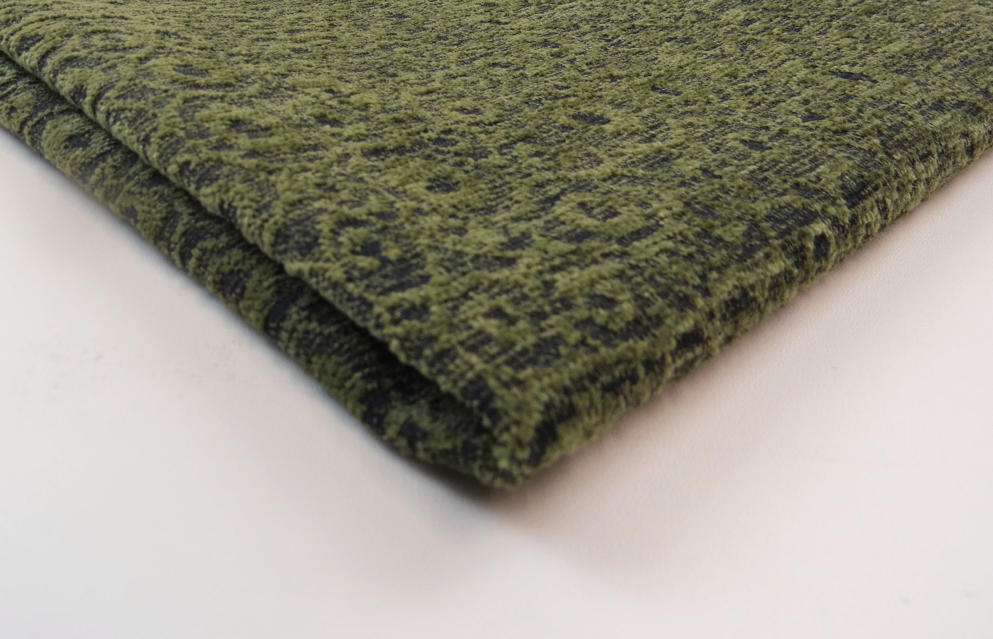 Gradius Moss Bubble Chenille Upholstery Fabric