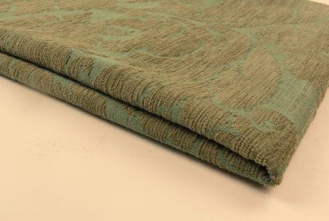 Montana Sculpture Green Chenille Upholstery Fabric - Soft Options upholstery trim