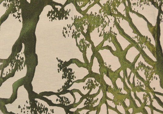Metallic Birch Dark Green Brocade Upholstery Fabric - Soft Options upholstery trim