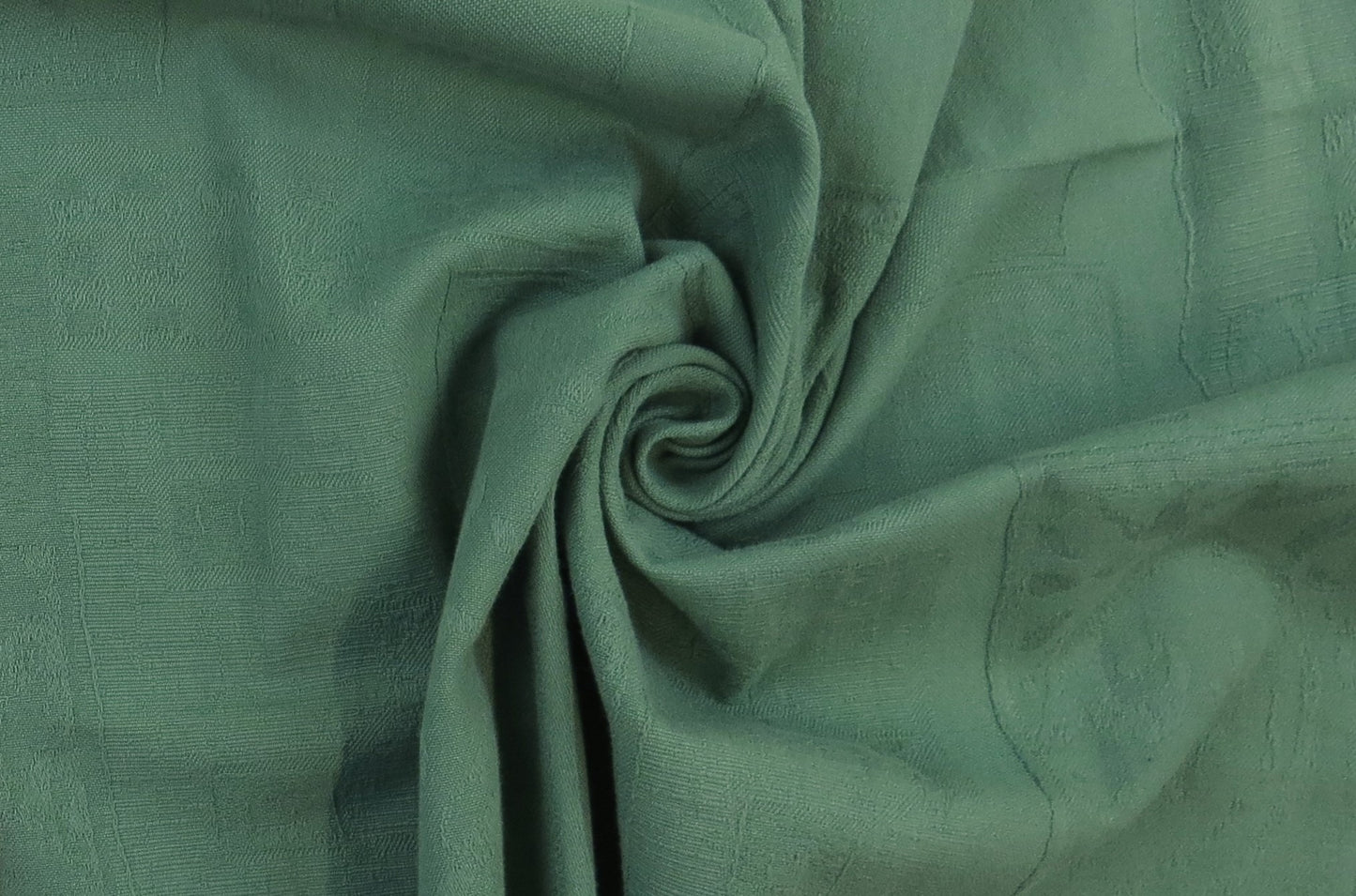 Costerico Abstract Fern Green Cotton Upholstery Fabric