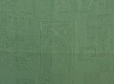 Costerico Abstract Fern Green Cotton Upholstery Fabric - Soft Options upholstery trim