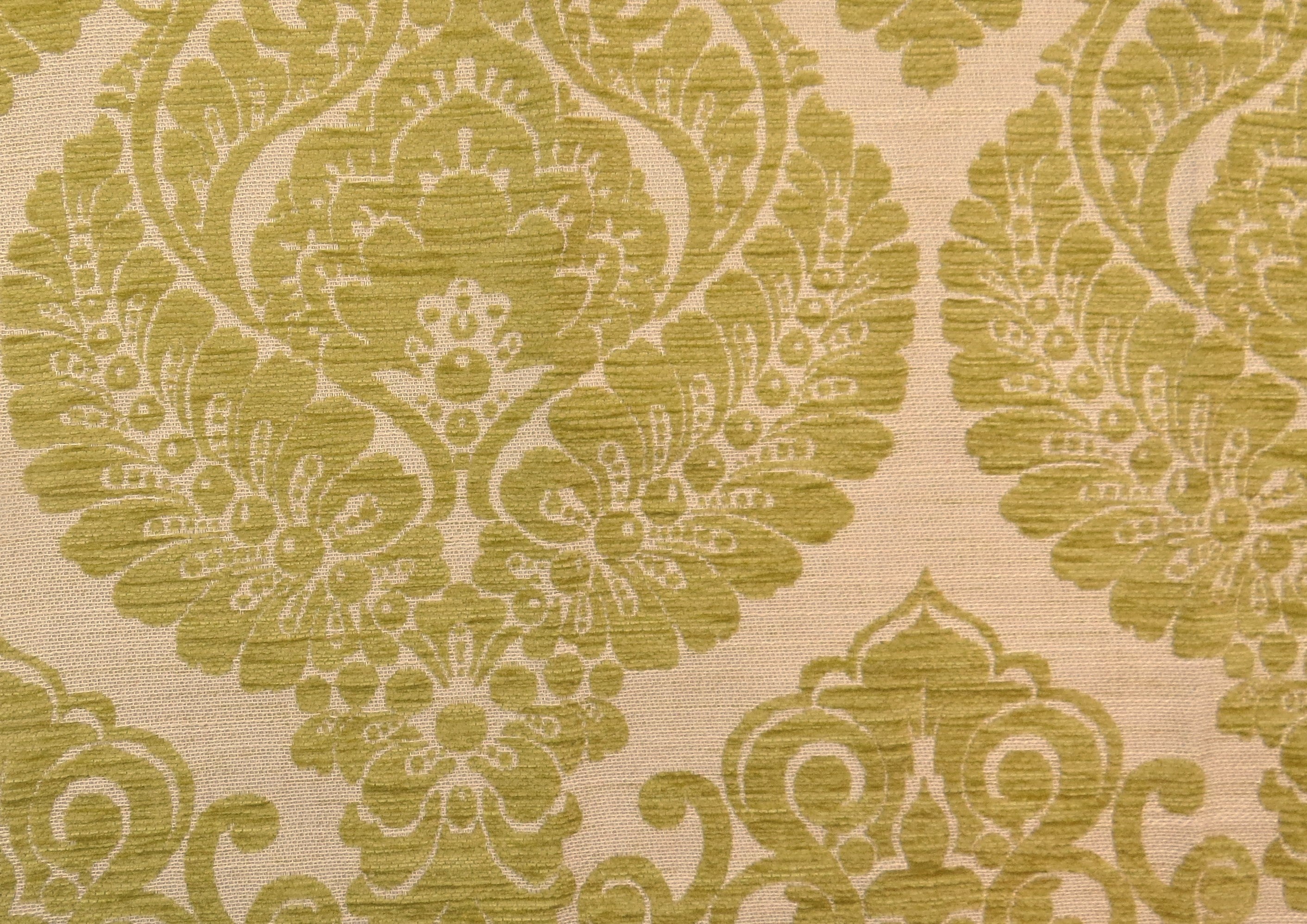 Traditional Lime Green Chenille Upholstery Fabric - Soft Options upholstery trim Soft Options Fabric Supplies