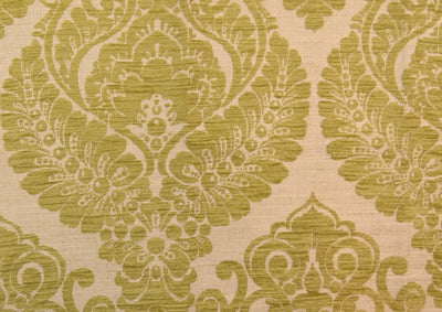 Traditional Lime Green Chenille Upholstery Fabric - Soft Options upholstery trim