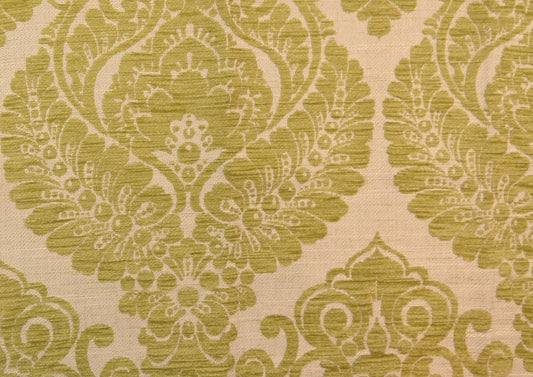 Traditional Lime Green Chenille Upholstery Fabric - Soft Options upholstery trim
