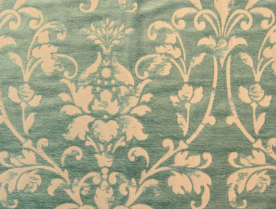Pistachio Mint Green Brocade Upholstery Fabric - Soft Options upholstery trim