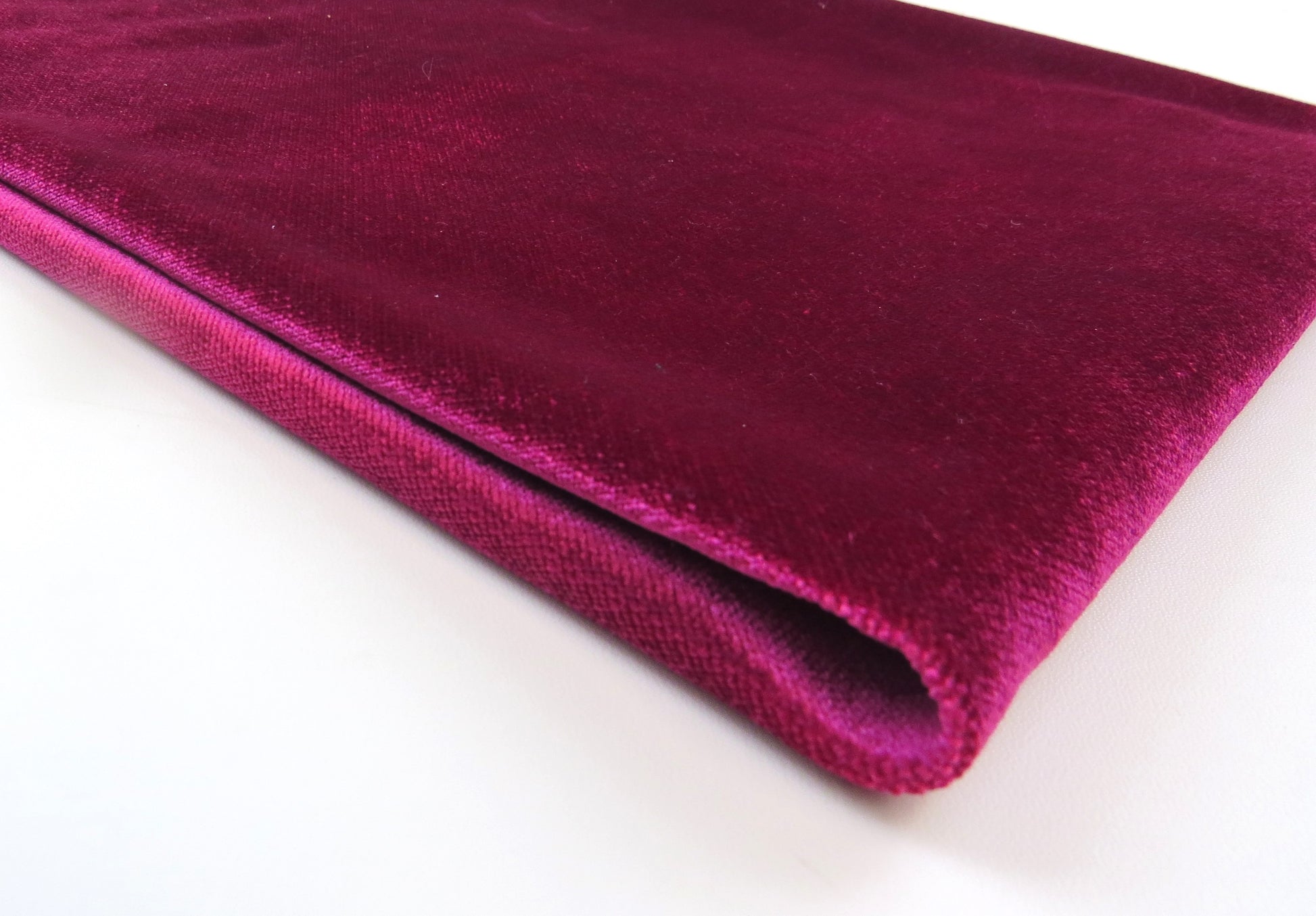 Shimmer Shocking Pink Velvet Upholstery Fabric