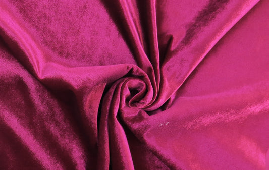 Shimmer Shocking Pink Velvet Upholstery Fabric - Soft Options upholstery trim