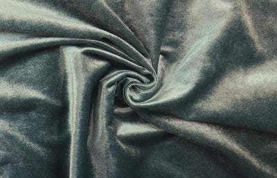 Helmsley Saphire Velvet Upholstery Fabric - Soft Options upholstery trim