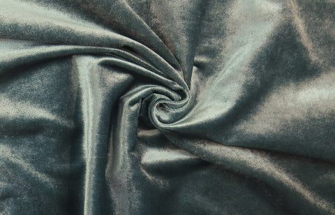 Helmsley Saphire Velvet Upholstery Fabric - Soft Options upholstery trim