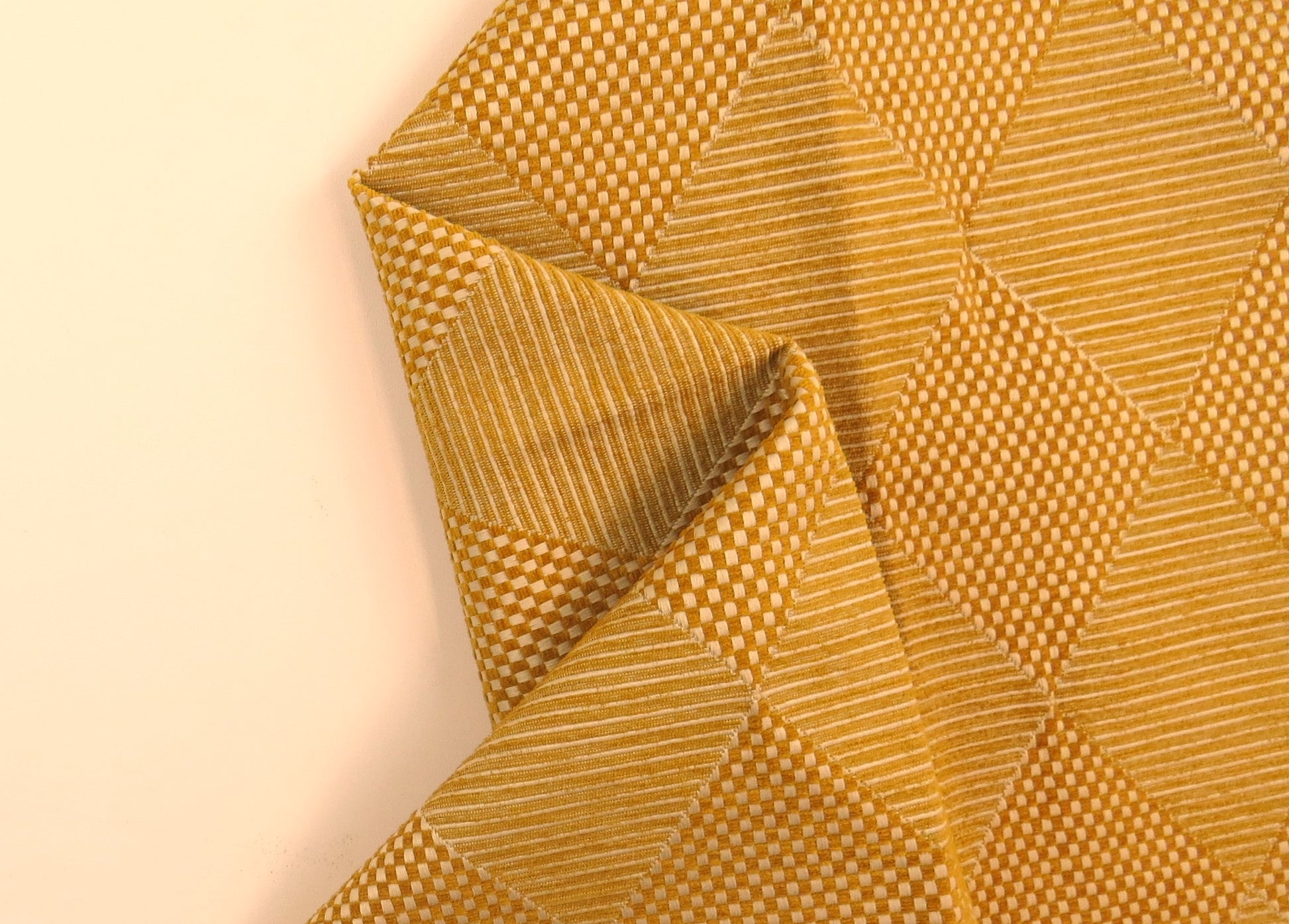 Gradius Diamond Butterscotch Brocade Upholstery Fabric
