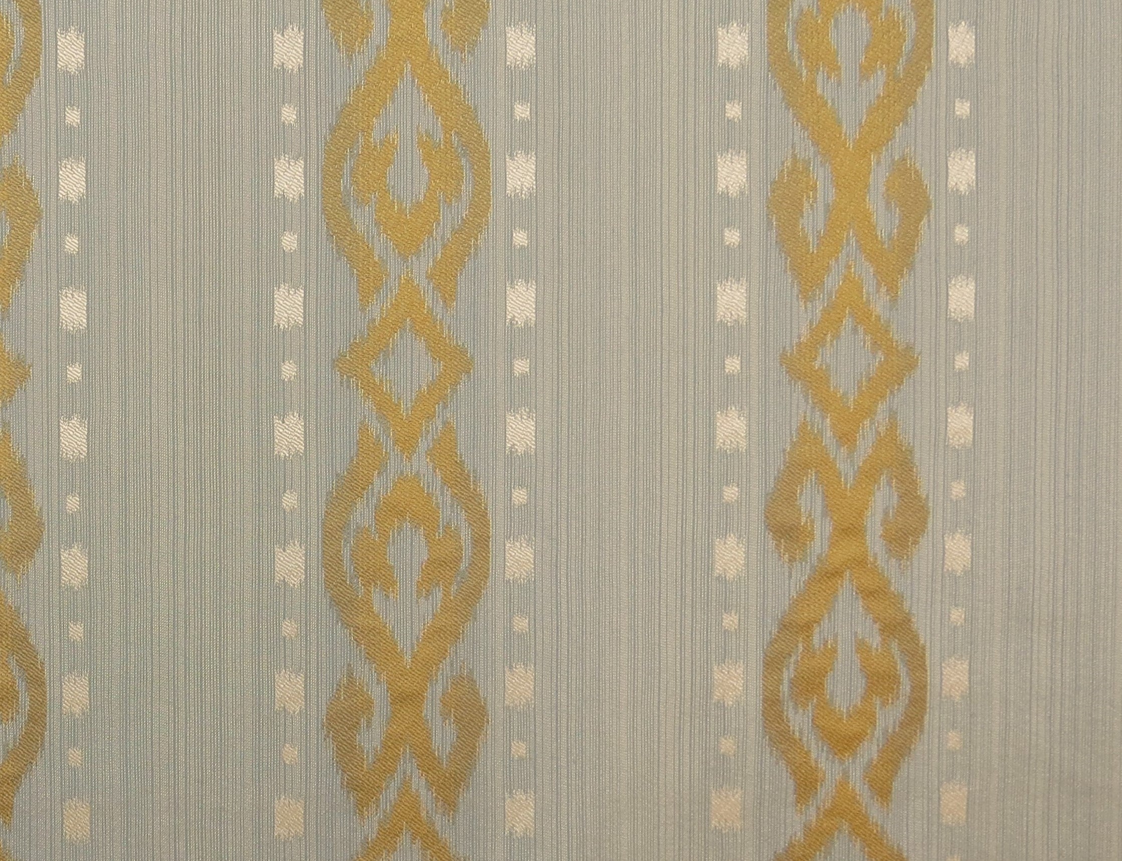 Renaissance Blue And Gold Brocade Upholstery Fabric - Soft Options upholstery trim Soft Options Fabric Supplies