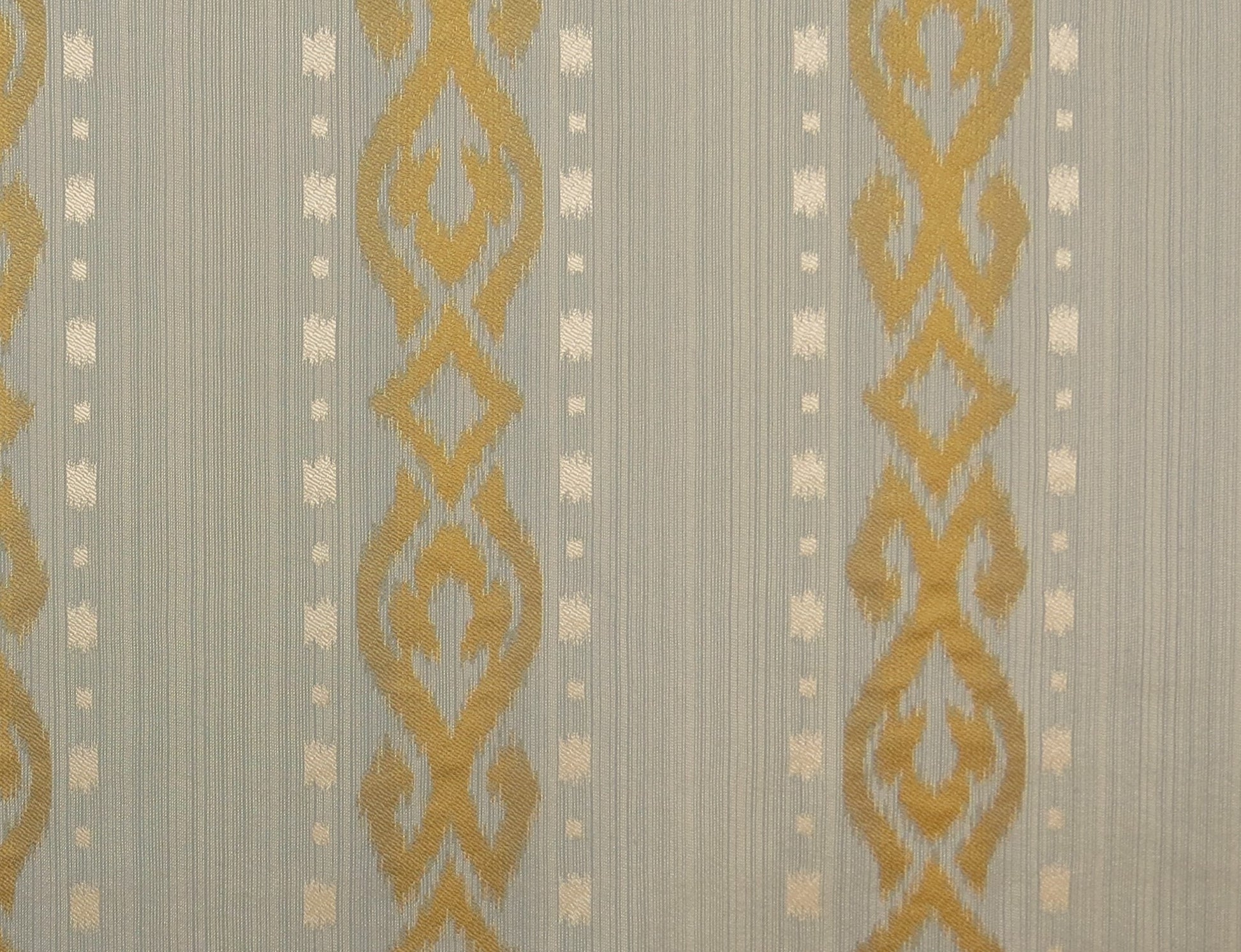Renaissance Blue And Gold Brocade Upholstery Fabric