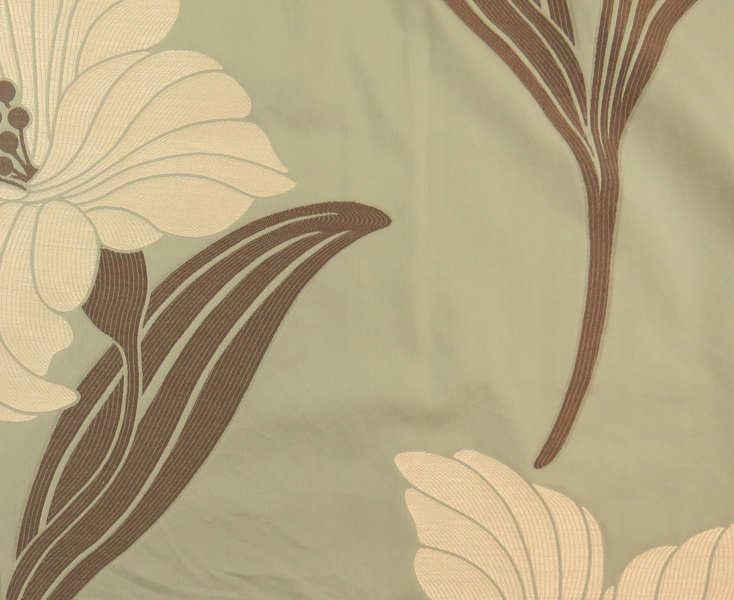 Boston Jumbo Flower Brocade Upholstery Fabric - Soft Options upholstery trim