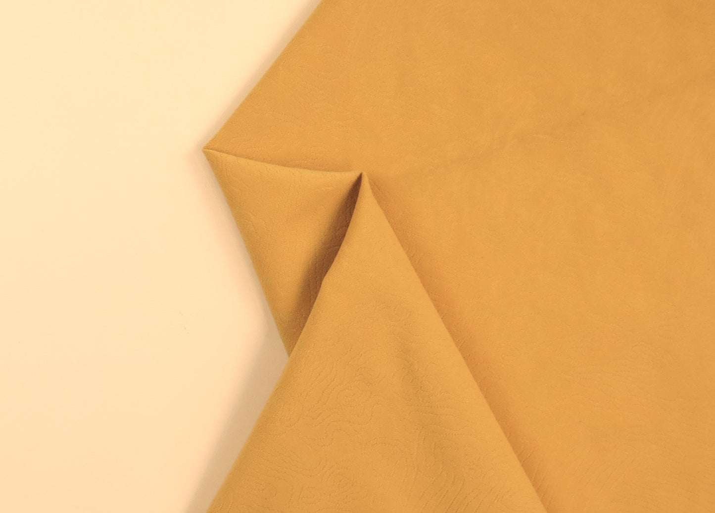 Exeter Yellow Embossed Linen Upholstery Fabric