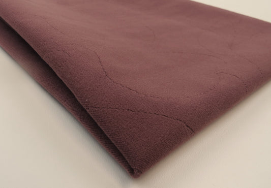 Oxford Aubergine Embossed Linen Upholstery Fabric - Soft Options upholstery trim