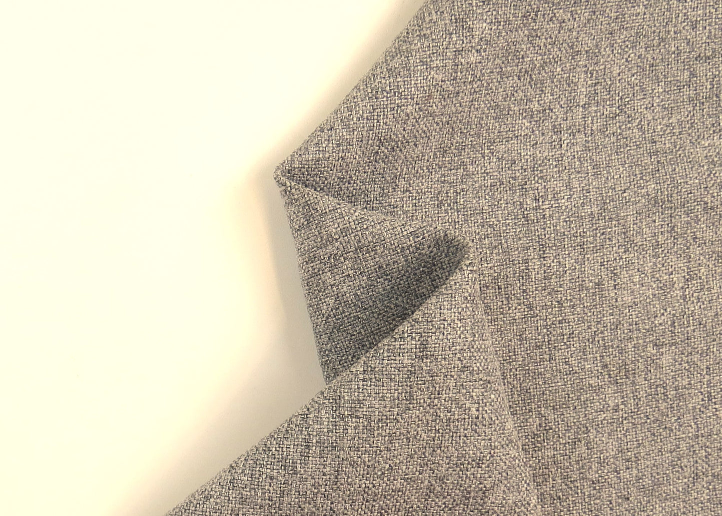 French Soft Grey Flat Weave Upholstery Fabric