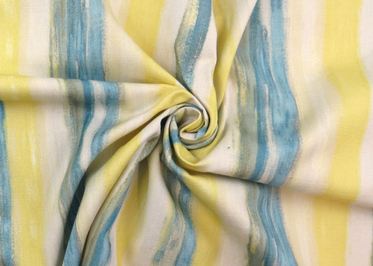 May Sunshine Indian Linen Upholstery Fabric