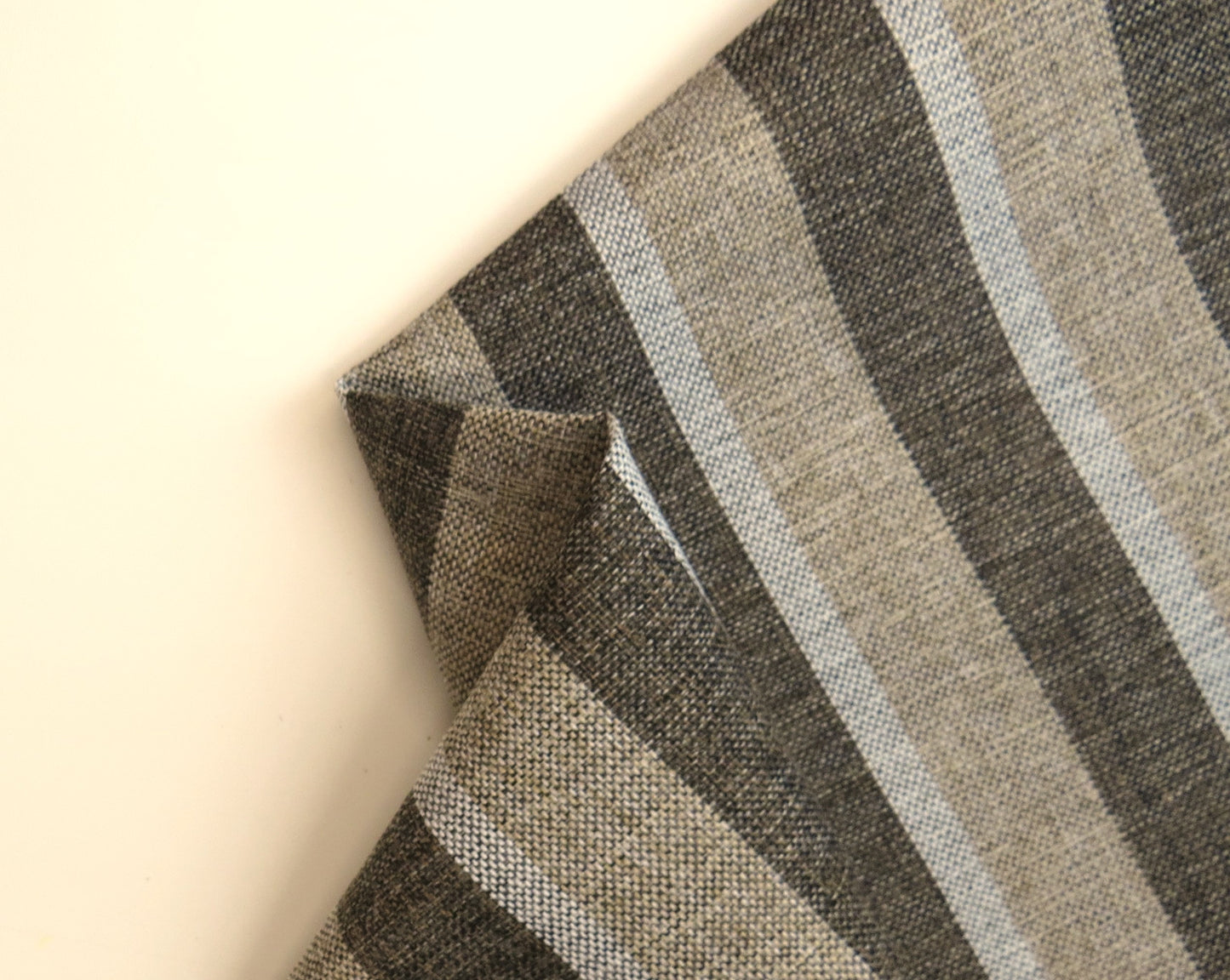 Gleneagles Stripe Nutmeg Flat Weave Upholstery Fabric