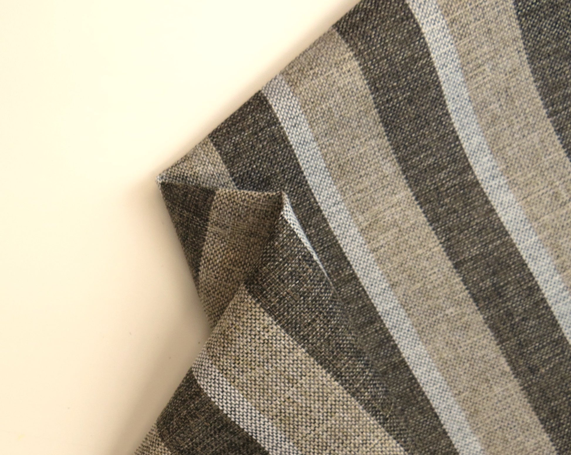 Gleneagles Stripe Nutmeg Flat Weave Upholstery Fabric
