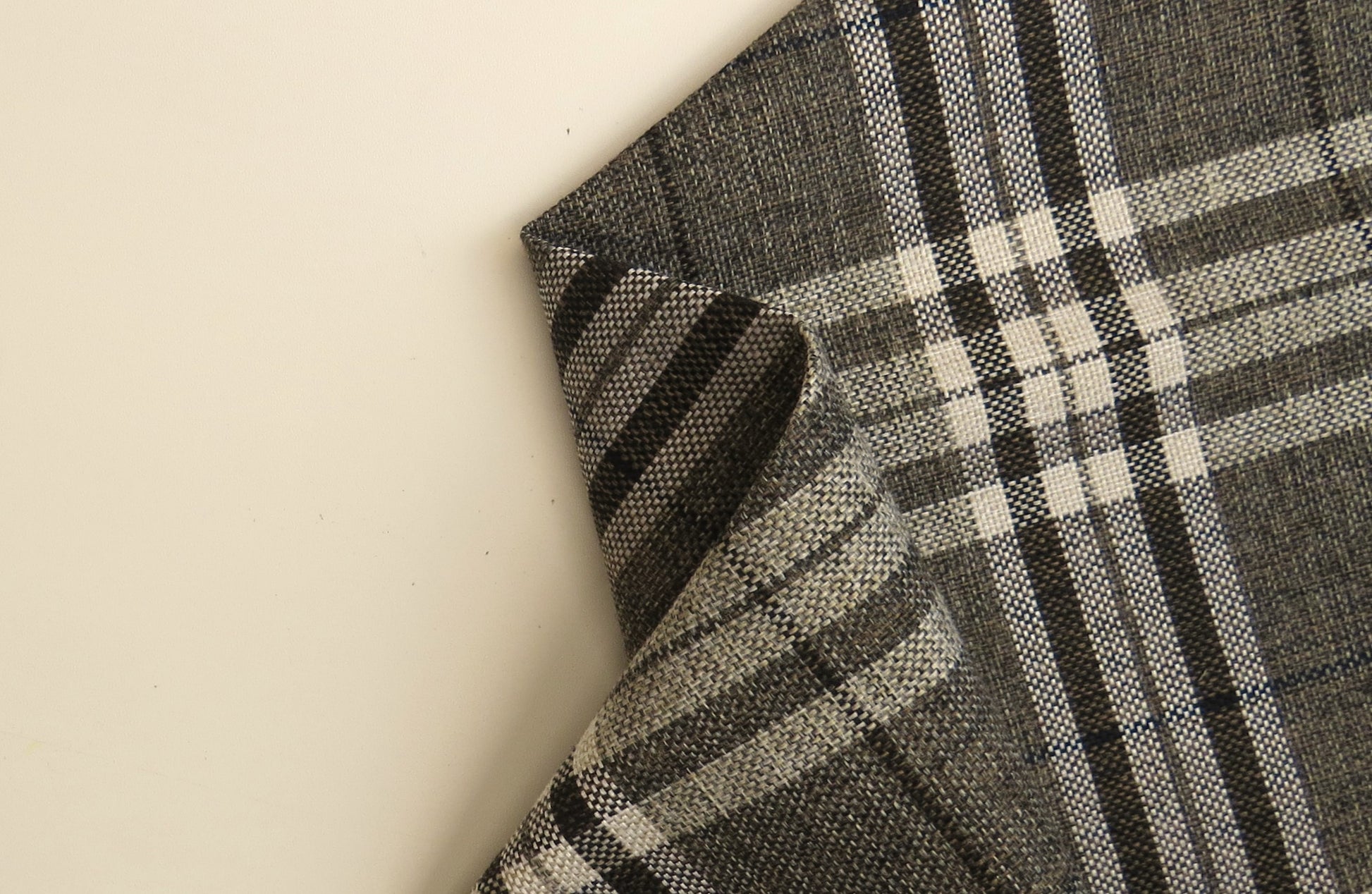 Gleneagles Check Nutmeg Flat Weave Upholstery Fabric