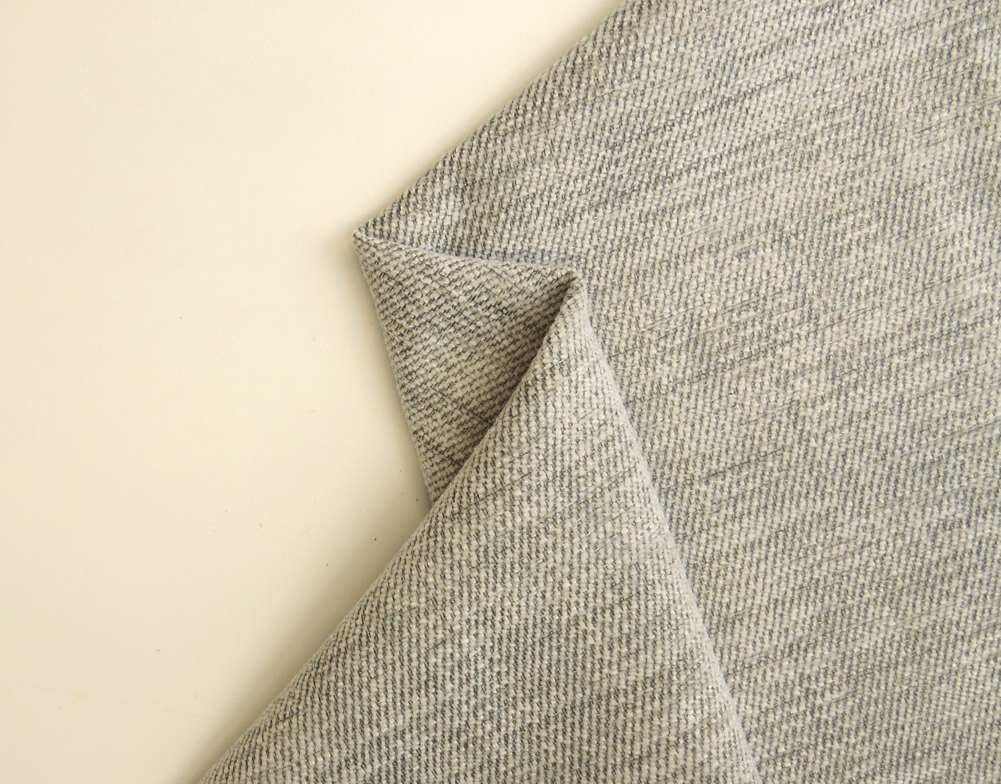 Devon Natural Fawn Flat Weave Upholstery Fabric