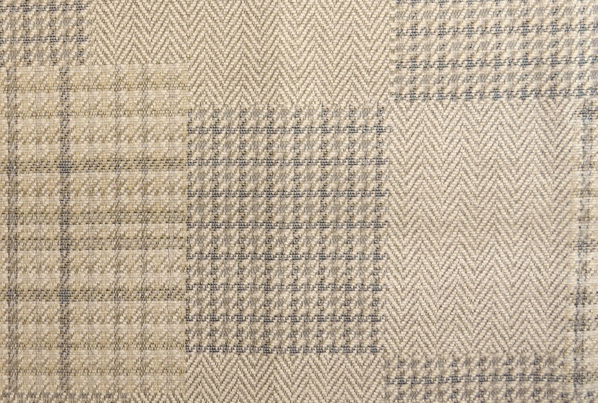 Natural Trellis Flat Weave Upholstery Fabric