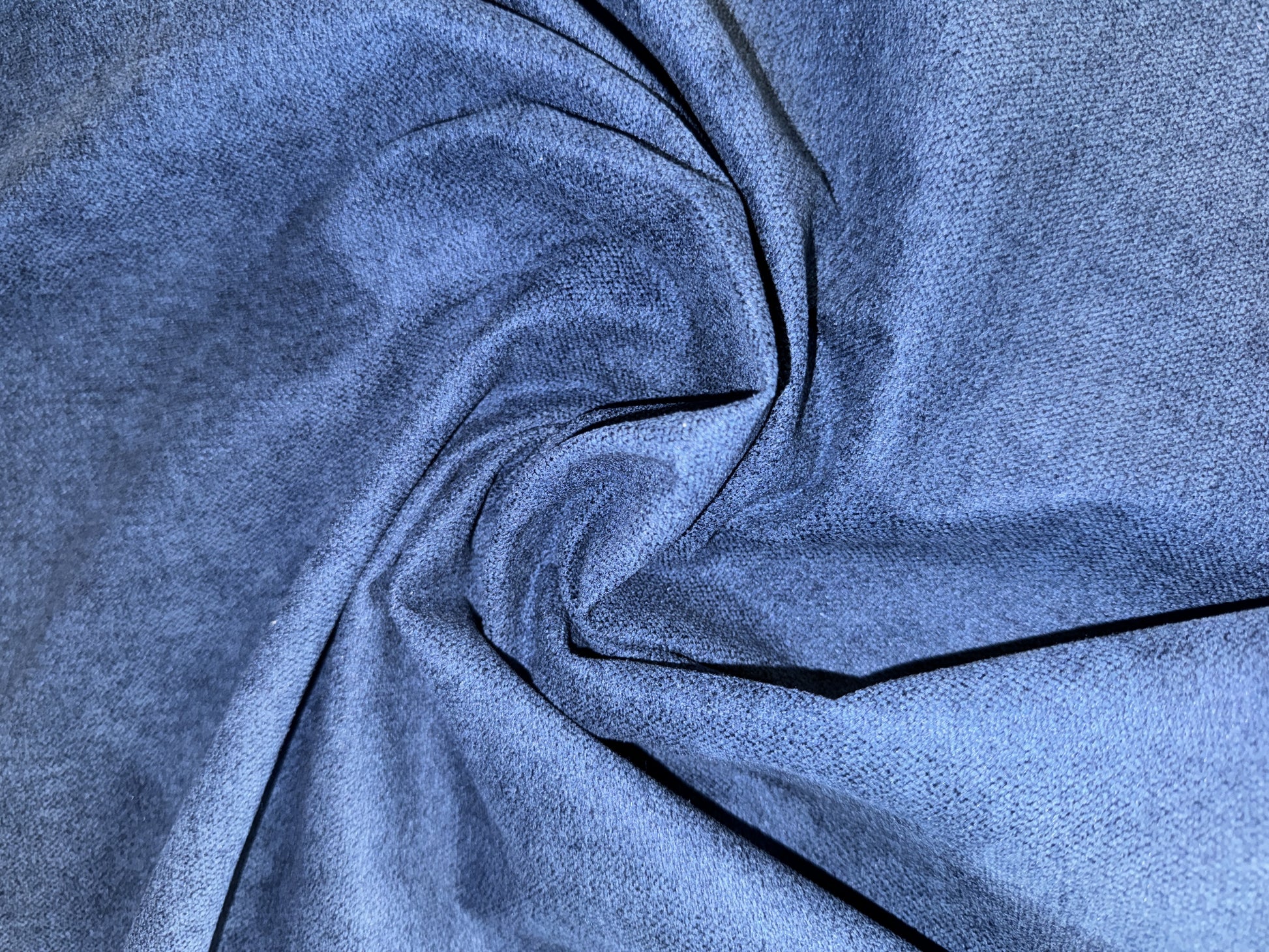 Darcy Saphire Suede Feel Upholstery Fabric