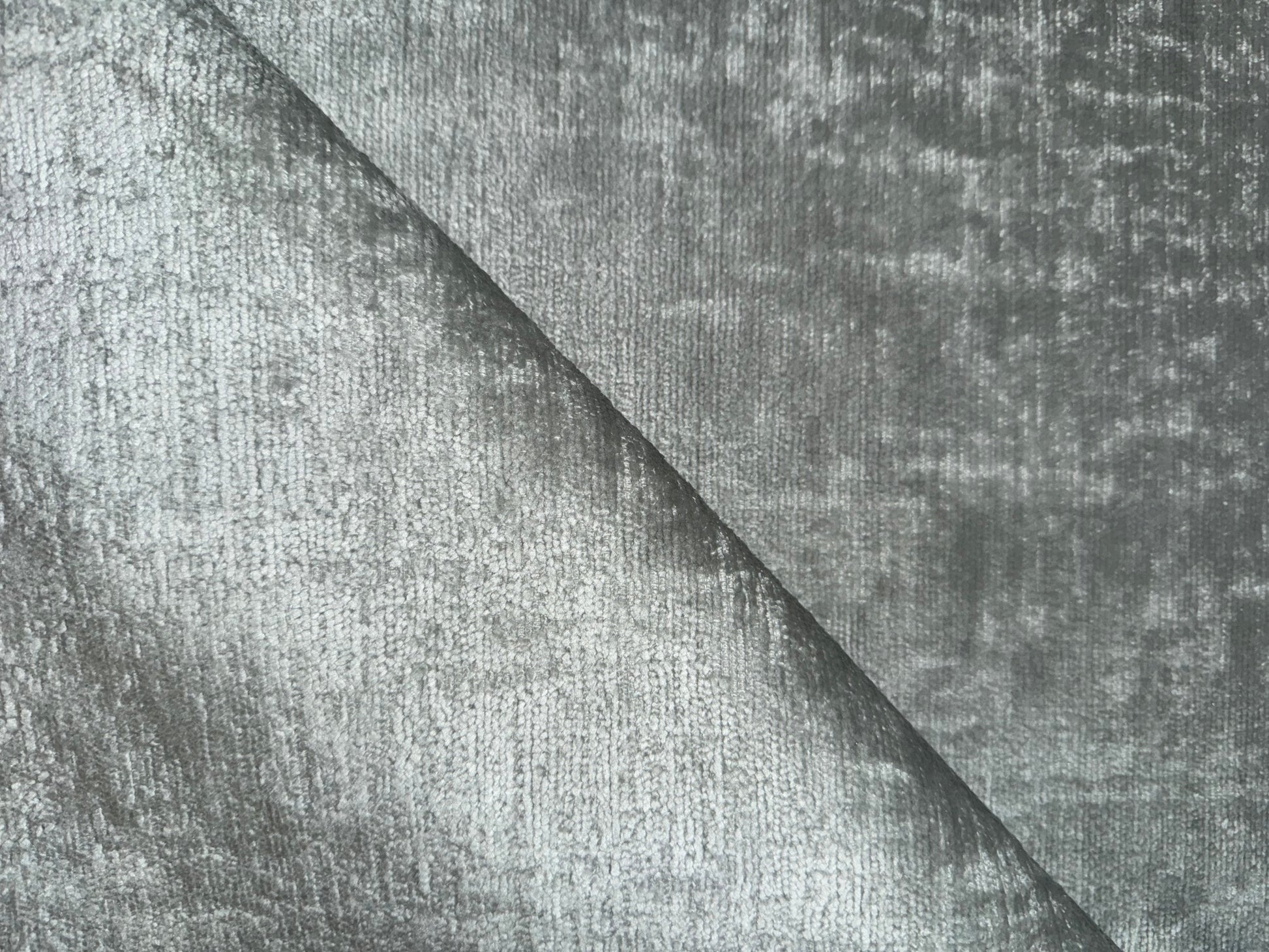 Alabama Silver Cloud Heavyweight Shadowed Velvet/Chenille Upholstery Fabric