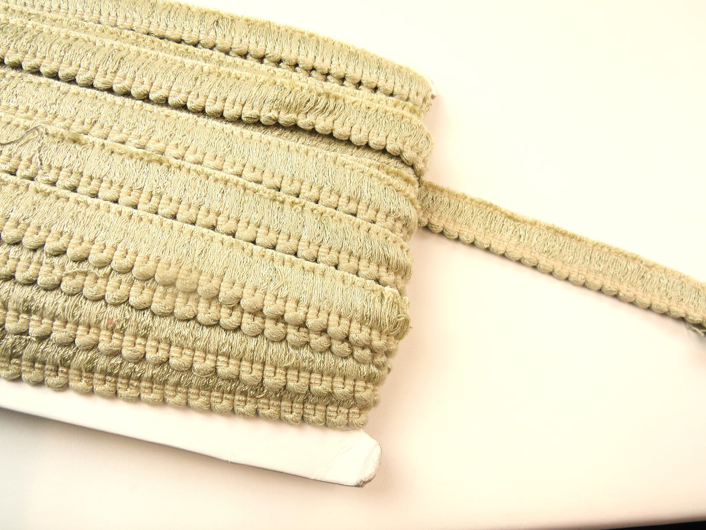 Upholstery Ruche Trim - Cream - Soft Options upholstery trim