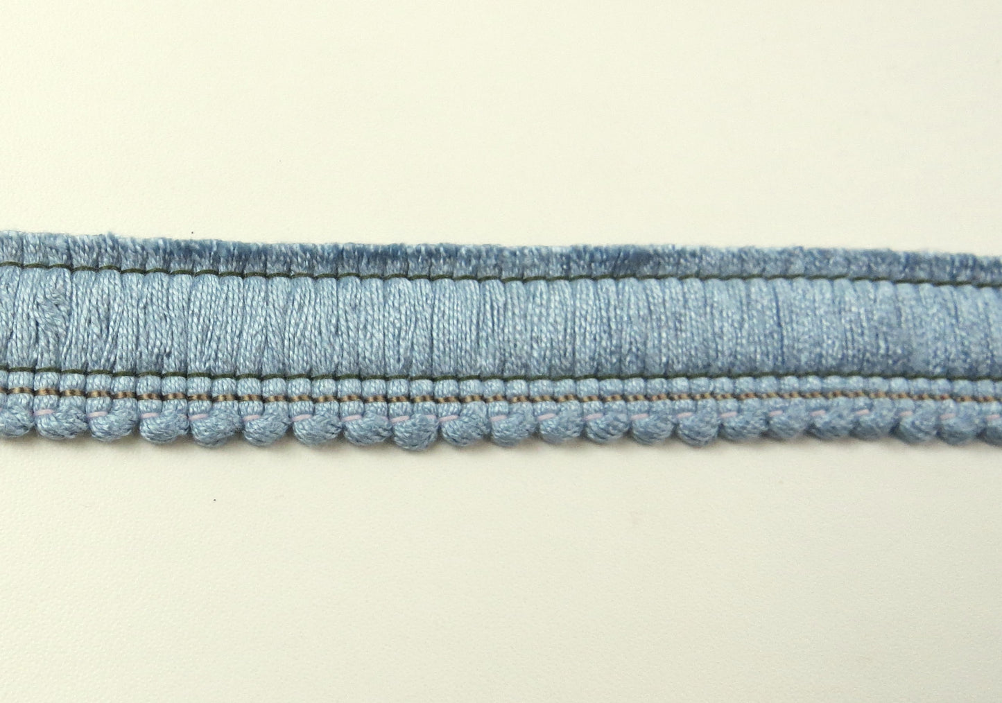 Upholstery Ruche Trim - Light Blue