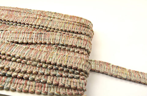 Upholstery Ruche Trim - Mixed Colour - Soft Options upholstery trim