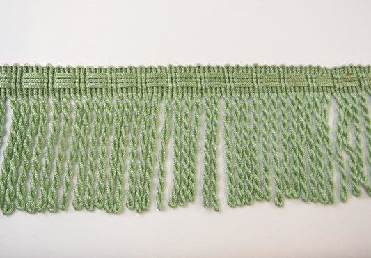 3" Upholstery Bullion Fringe - Apple Green
