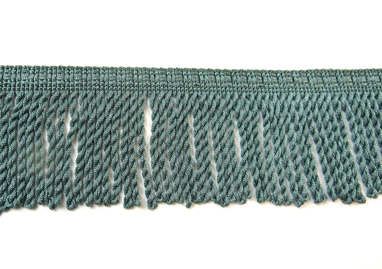 3" Upholstery Bullion Fringe - Jade Green - Soft Options upholstery trim
