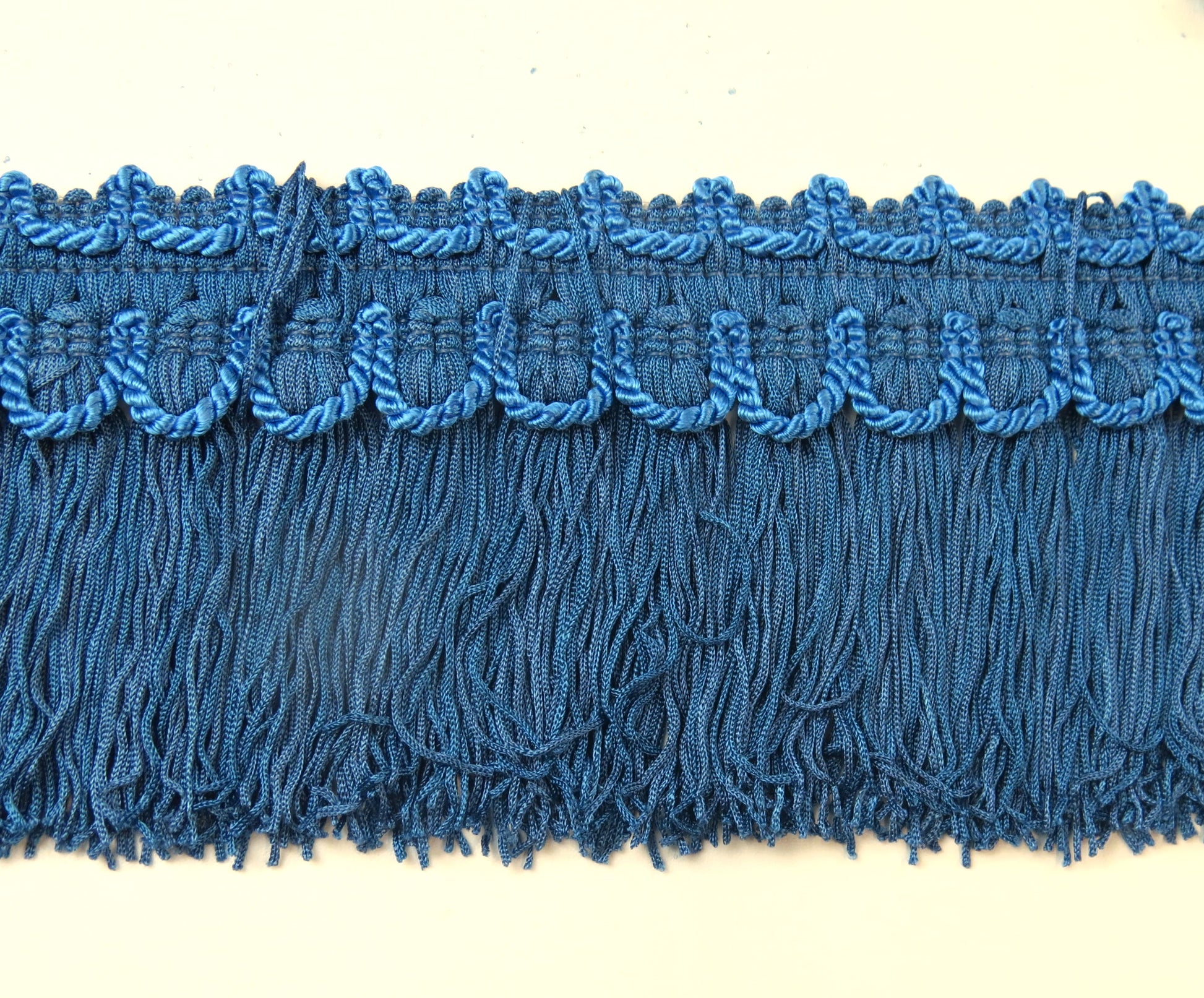 4" Upholstery Fringe - Blue