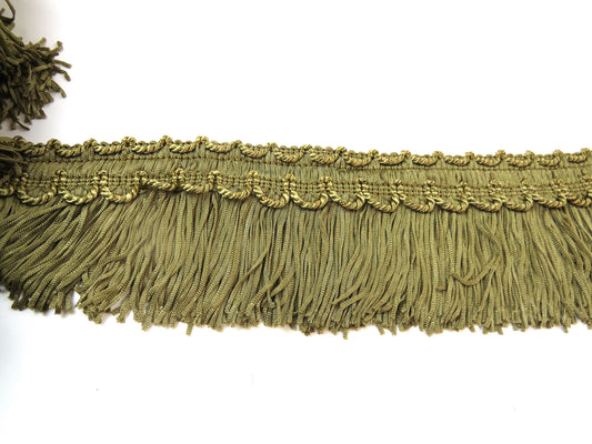 3.5" Upholstery Fringe - Gold - Soft Options upholstery trim