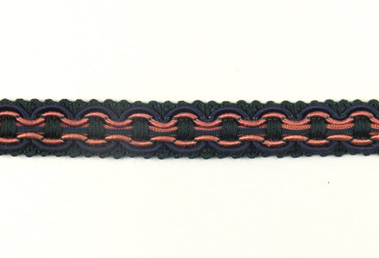 Upholstery Braid Trim - Green / Pink / Blue - Soft Options upholstery trim