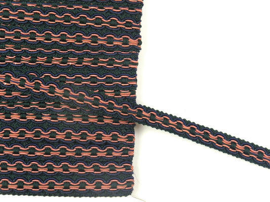 Upholstery Braid Trim - Green / Pink / Blue