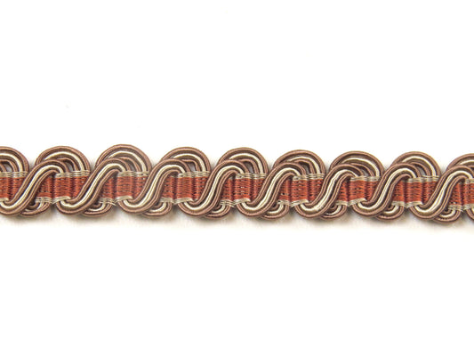 Upholstery Braid Trim - Brown - Soft Options upholstery trim