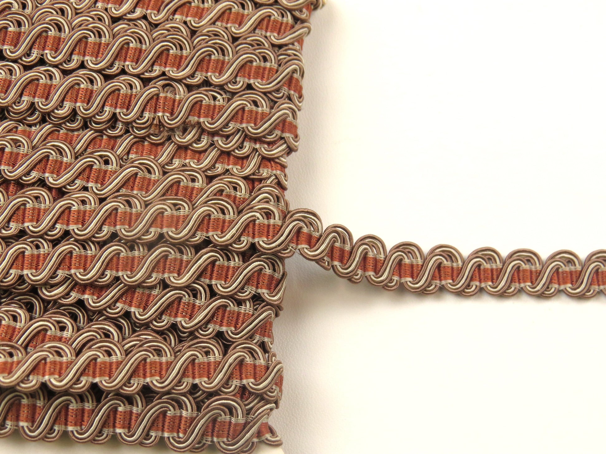 Upholstery Braid Trim - Brown