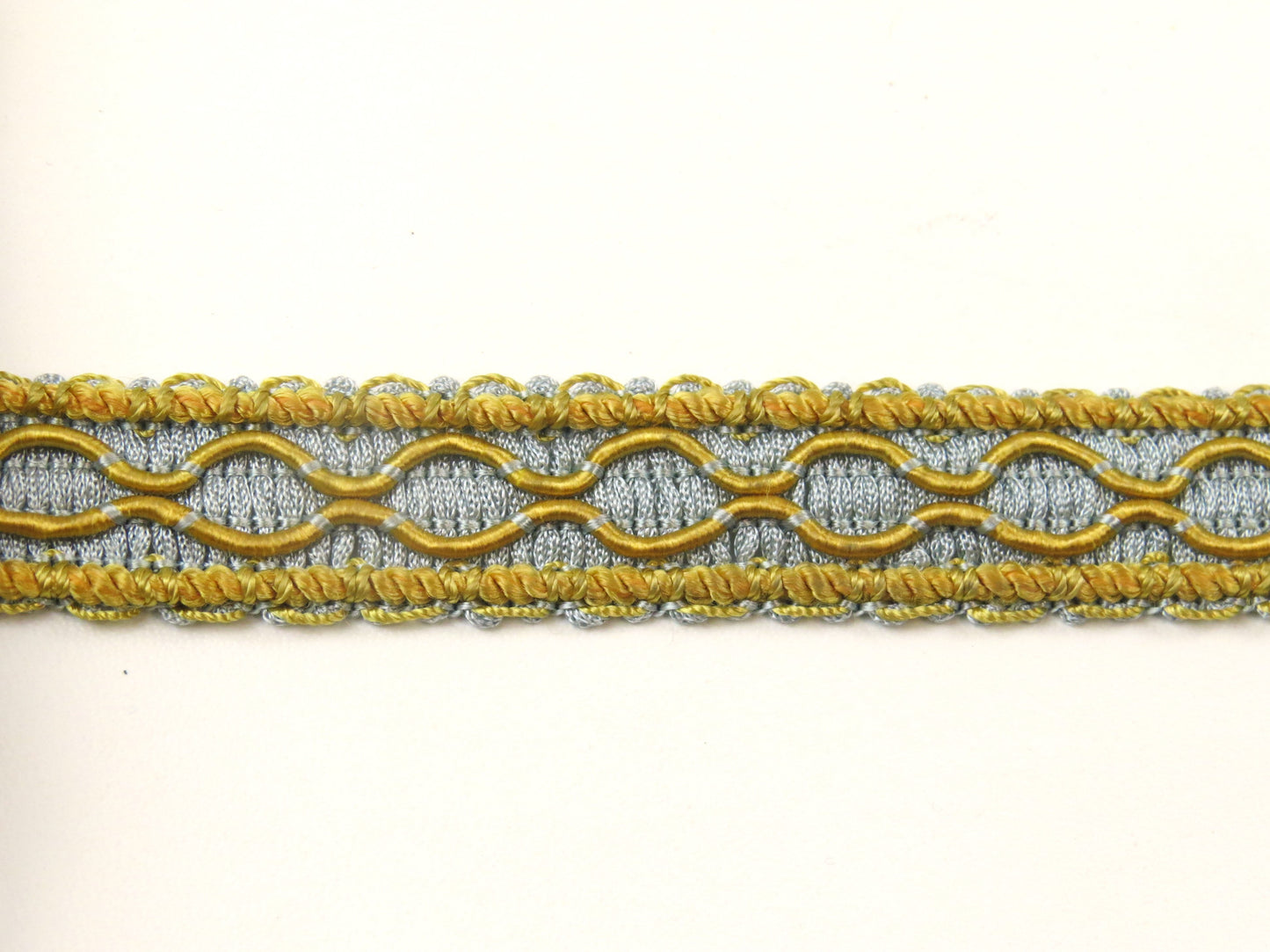 Upholstery Braid Trim - Blue And Gold - Soft Options upholstery trim