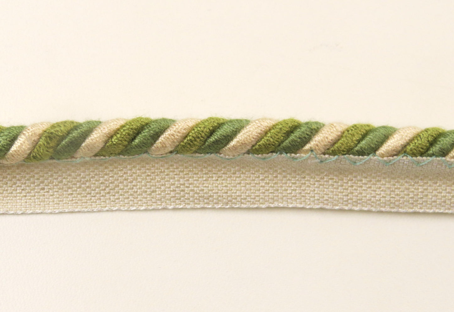 Upholstery Flanged Cord - Mixed Light Green - Soft Options upholstery trim