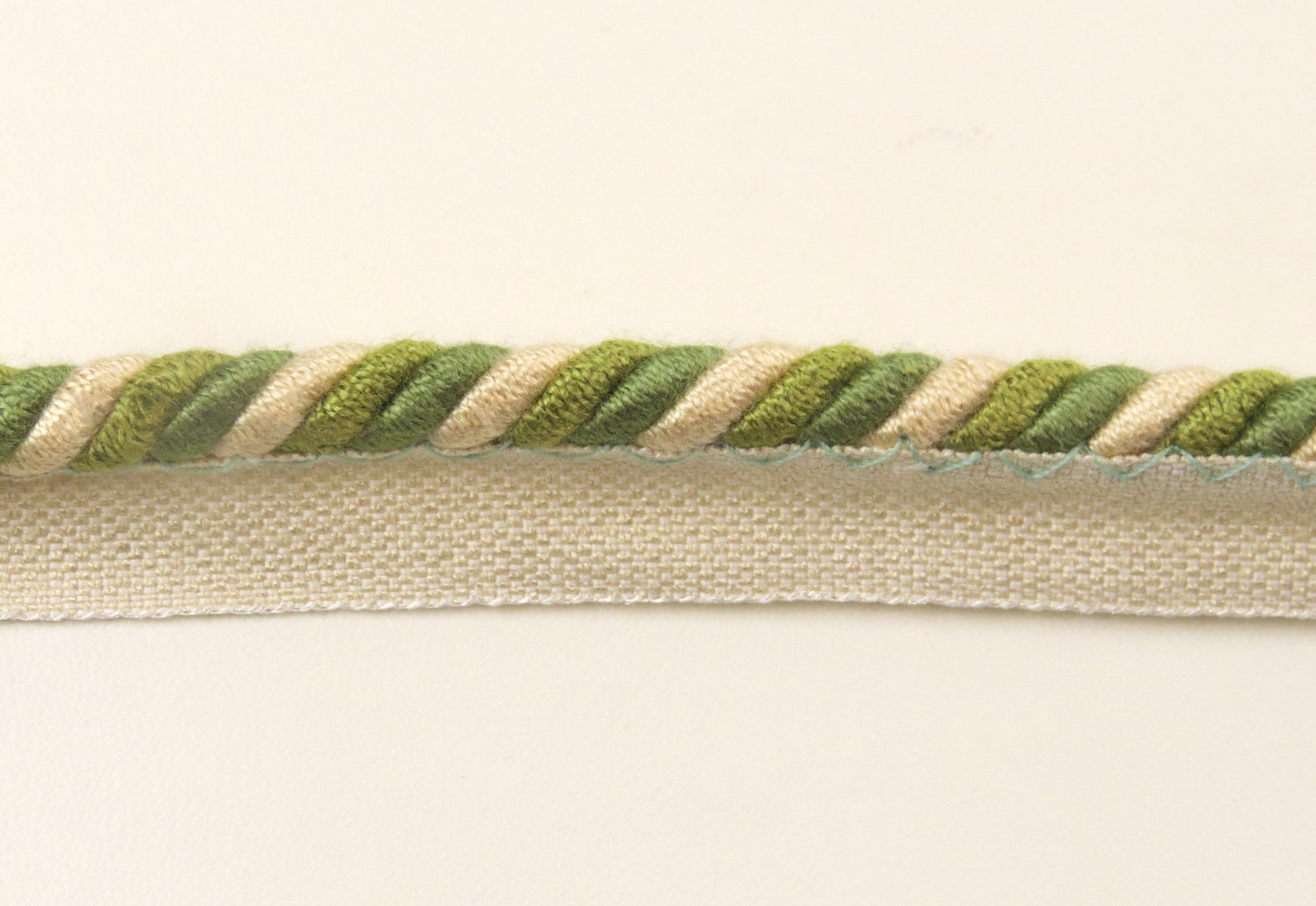 Upholstery Flanged Cord - Mixed Light Green